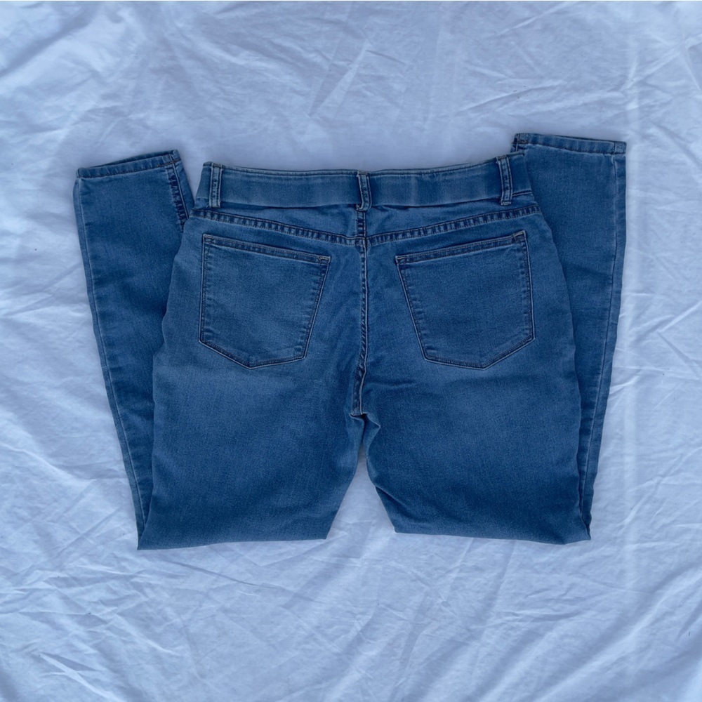 Lee Pull on skinny denim jeans jeggings medium wash size medium - Picture 12 of 12